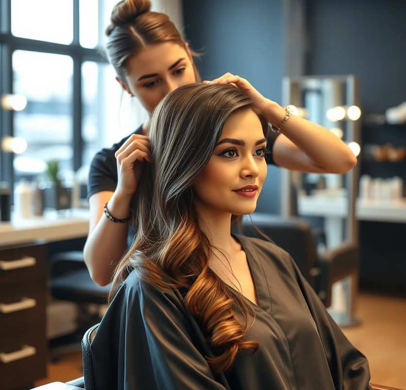 Inside Anita Hair & Beauty salon studio